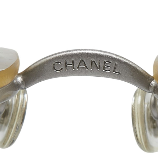 シャネル ココマーク ラインストーン サングラス ブラック プラスチック レディース CHANEL 【中古】