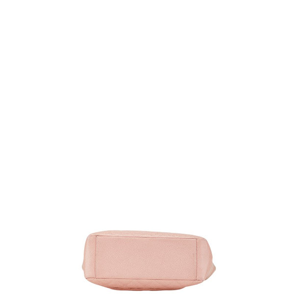 シャネル ココマーク チェーン トートバッグ ショルダーバッグ ピンク キャビアスキン レディース CHANEL 【中古】
