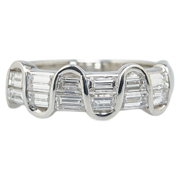 Pt900 プラチナ ダイヤ1.03ct リング 指輪 レディース 11号 【中古】