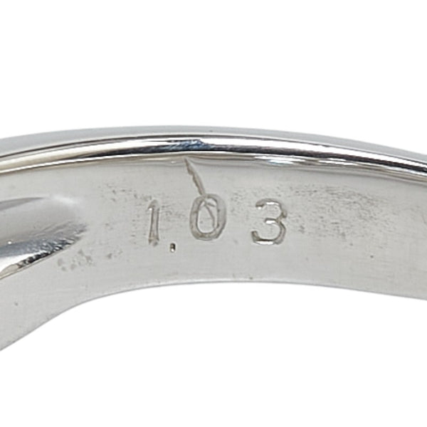 Pt900 プラチナ ダイヤ1.03ct リング 指輪 レディース 11号 【中古】