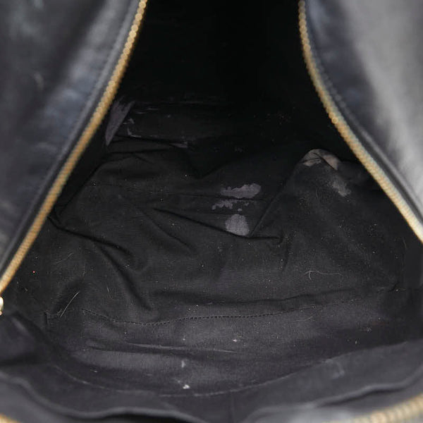 コーチ シグネチャー リュック バックパック F58314 ダークブラウン ブラック PVC レザー レディース COACH 【中古】