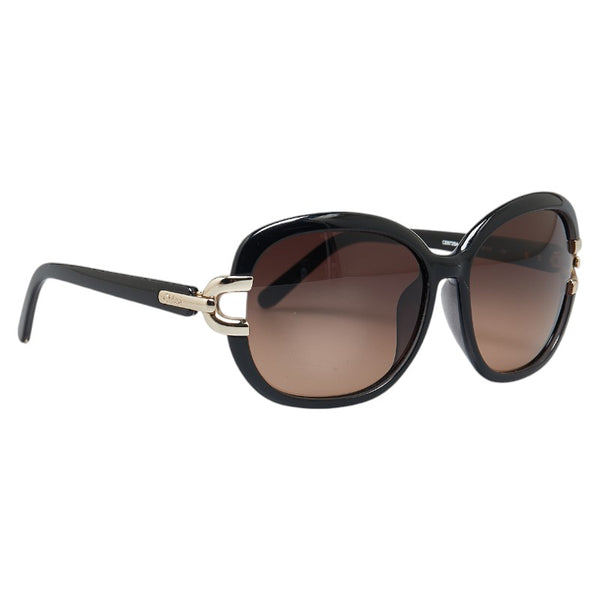 クロエ ロゴプレート サングラス CE672SA ブラック プラスチック レディース Chloe 【中古】