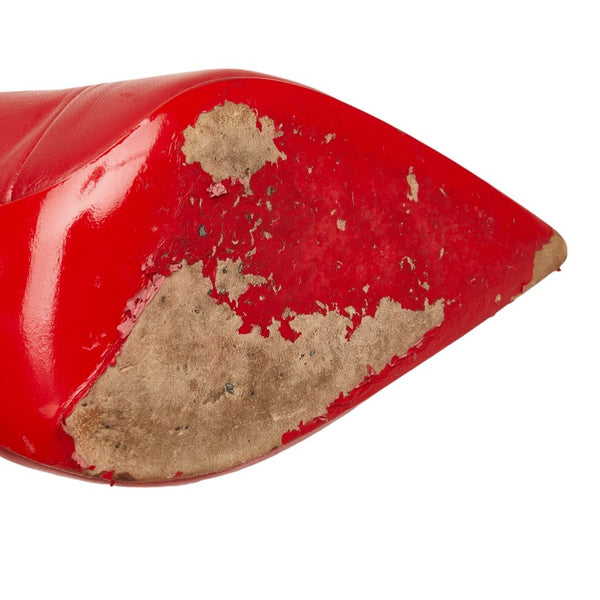 クリスチャンルブタン パンプス サイズ：37.5 レッド レザー レディース Christian Louboutin 【中古】