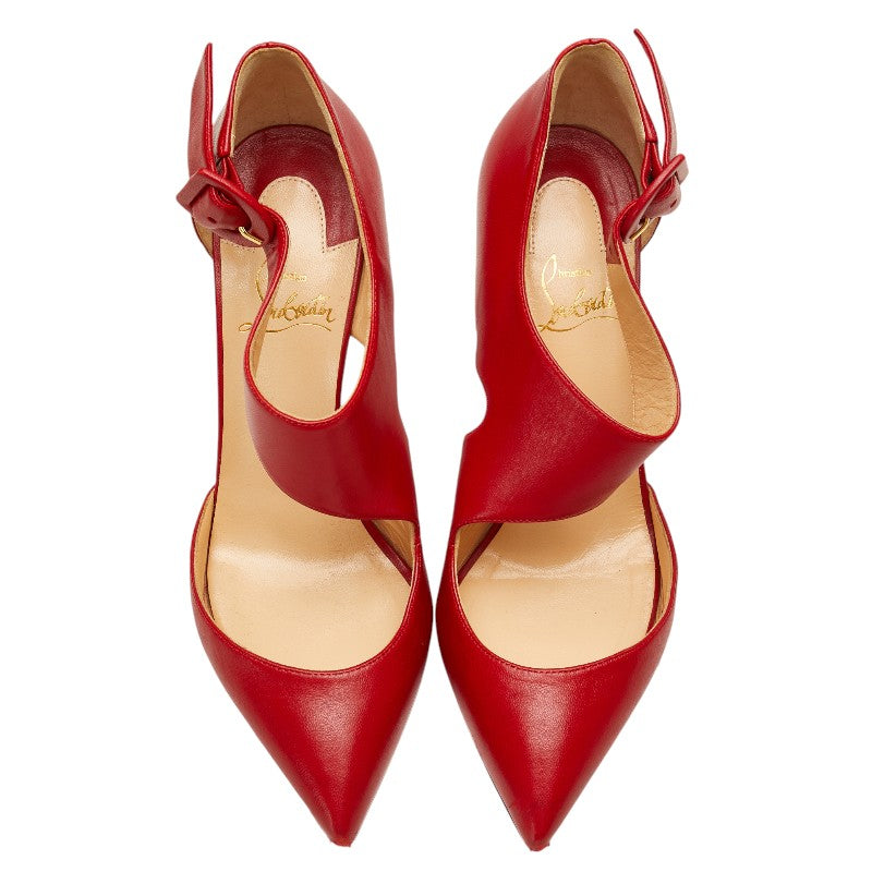 クリスチャンルブタン パンプス サイズ：37.5 レッド レザー レディース Christian Louboutin 【中古】