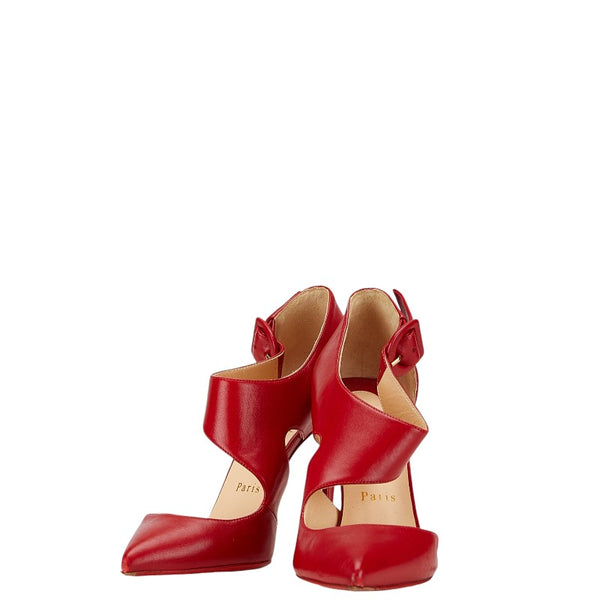 クリスチャンルブタン パンプス サイズ：37.5 レッド レザー レディース Christian Louboutin 【中古】