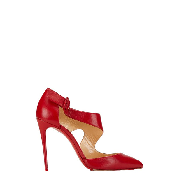 クリスチャンルブタン パンプス サイズ：37.5 レッド レザー レディース Christian Louboutin 【中古】