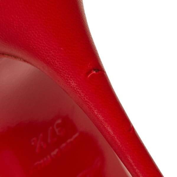 クリスチャンルブタン パンプス サイズ：37.5 レッド レザー レディース Christian Louboutin 【中古】