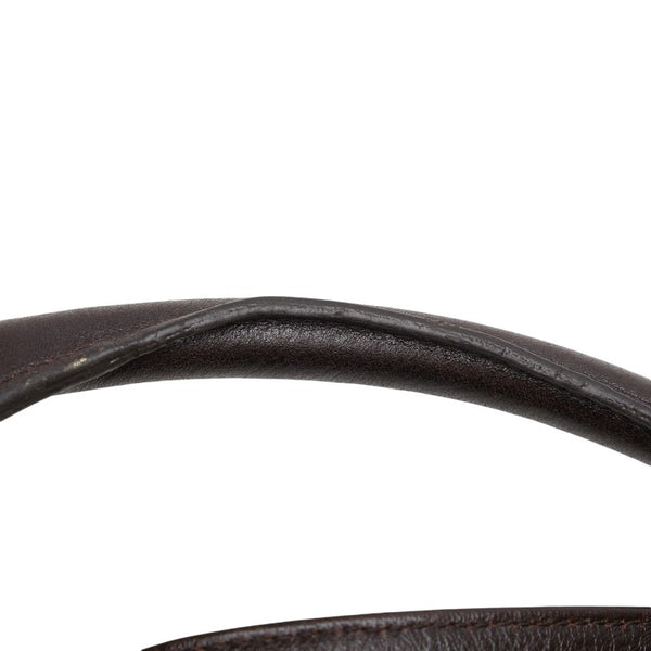 グッチ グッチシマ ワンショルダーバッグ ハンドバッグ 181514 ブラウン レザー レディース GUCCI 【中古】