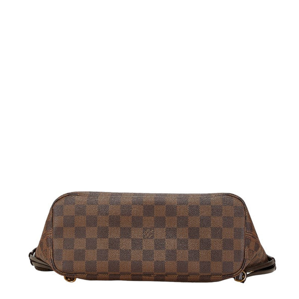 ルイ ヴィトン ダミエ ネヴァーフルPM トートバッグ ハンドバッグ N41359 ブラウン PVC レザー レディース LOUIS VUITTON 【中古】