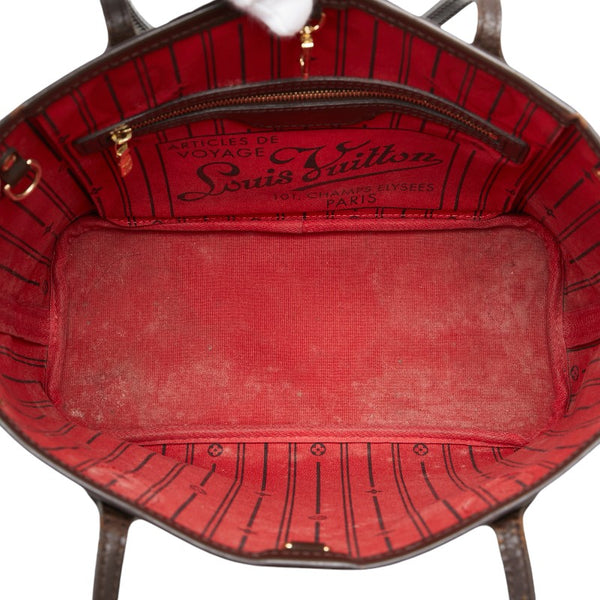 ルイ ヴィトン ダミエ ネヴァーフルPM トートバッグ ハンドバッグ N41359 ブラウン PVC レザー レディース LOUIS VUITTON 【中古】