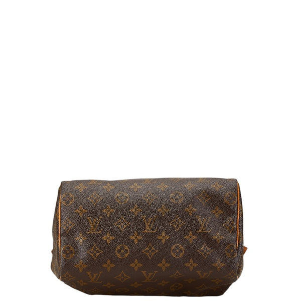 ルイ ヴィトン モノグラム スピーディ25 ハンドバッグ M41109 ブラウン PVC レザー レディース LOUIS VUITTON 【中古】