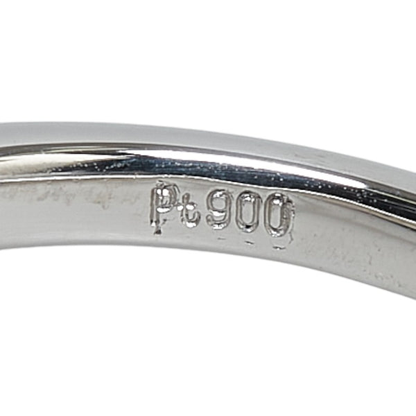 Pt900 プラチナ ダイヤ1.00ct 花 フラワー モチーフ リング 指輪 #51 レディース 11号 【中古】