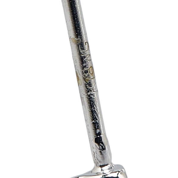 ピンク レッド K18WG ホワイトゴールド サファイア0.90ct スイング スタッド ピアス レディース 【中古】