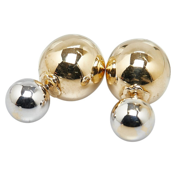 K18YG イエローゴールド ボール ピアス レディース 【中古】