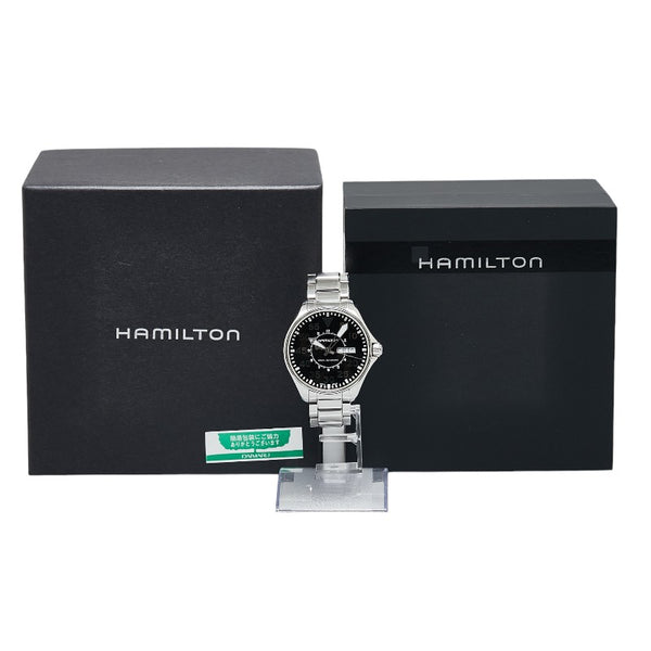 ハミルトン カーキパイロット 腕時計 H644250 自動巻き ブラック文字盤 ステンレススチール メンズ HAMILTON 【中古】