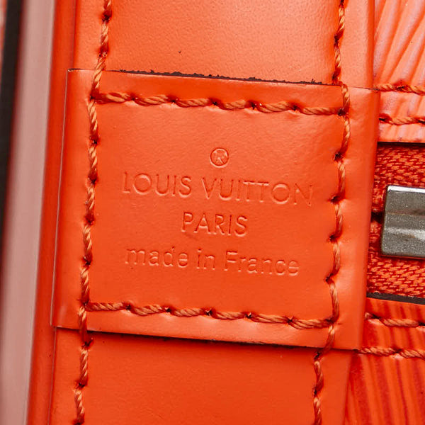 ルイ ヴィトン エピ アルマBB ハンドバッグ ショルダーバッグ 2WAY M40854 ピモン オレンジ レザー レディース LOUIS VUITTON 【中古】