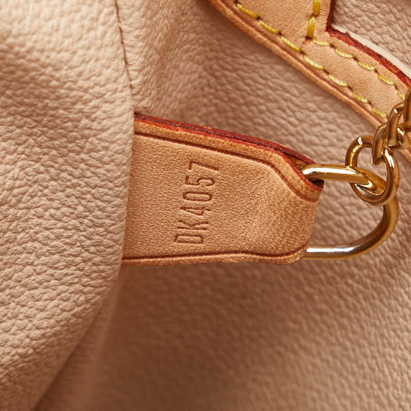 ルイ ヴィトン モノグラム プチ バケットPM トートバッグ ショルダーバッグ M42238 ブラウン PVC レザー レディース LOUIS VUITTON 【中古】