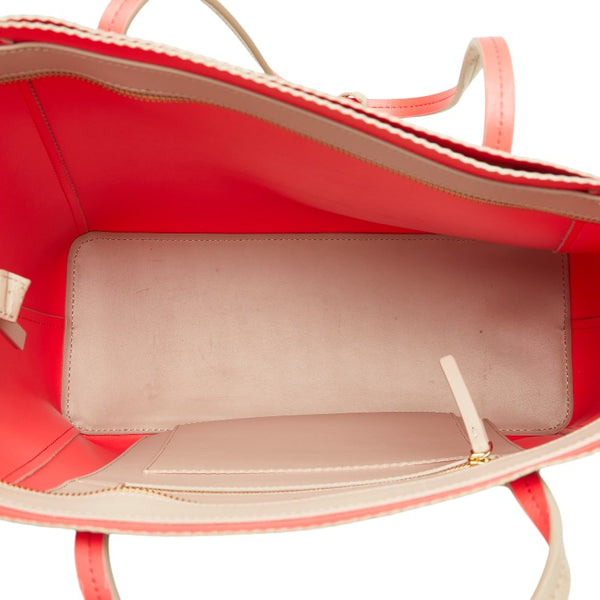 ケイトスペード ハンドバッグ トートバッグ ベージュ ピンク レザー レディース Kate Spade 【中古】