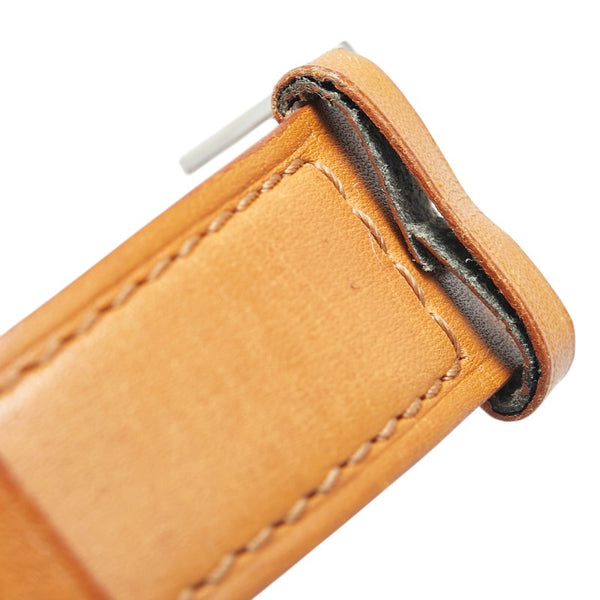 サルヴァトーレフェラガモ 腕時計 030705 クオーツ ブラック文字盤 ステンレススチール レザー メンズ Salvatore Ferragamo 【中古】