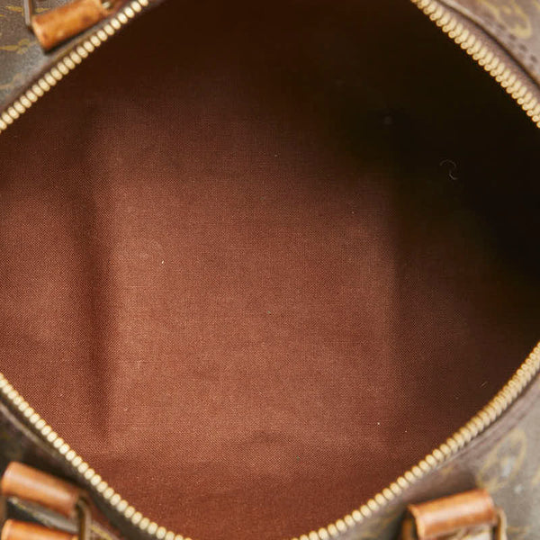 ルイ ヴィトン モノグラム スピーディ30 ハンドバッグ M41526 ブラウン PVC レザー レディース LOUIS VUITTON 【中古】