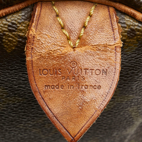 ルイ ヴィトン モノグラム スピーディ30 ハンドバッグ M41526 ブラウン PVC レザー レディース LOUIS VUITTON 【中古】
