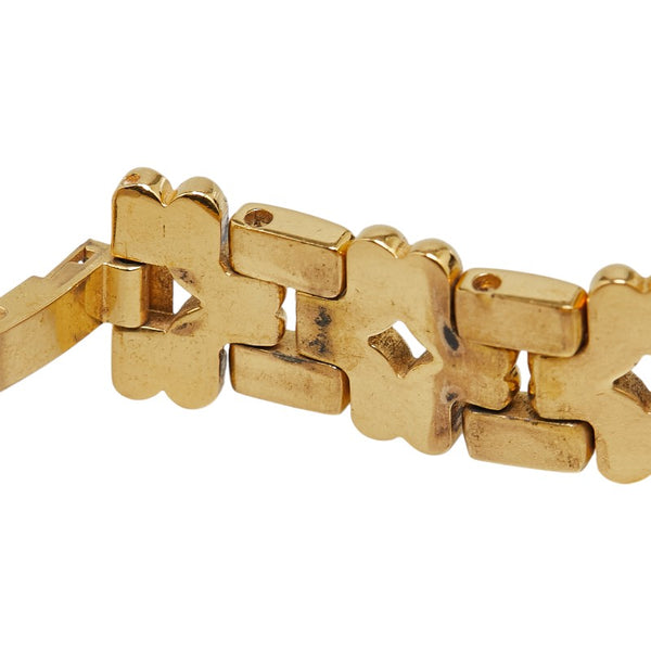 カメレオン チェンジベルト 8色 腕時計 640L クオーツ シルバー文字盤 ステンレススチール レザー レディース 【中古】