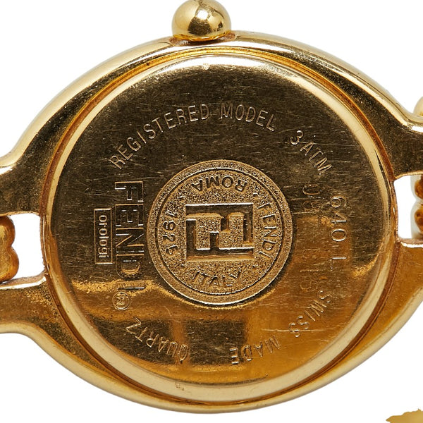 カメレオン チェンジベルト 8色 腕時計 640L クオーツ シルバー文字盤 ステンレススチール レザー レディース 【中古】