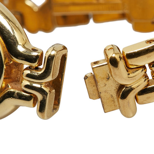 カメレオン チェンジベルト 8色 腕時計 640L クオーツ シルバー文字盤 ステンレススチール レザー レディース 【中古】