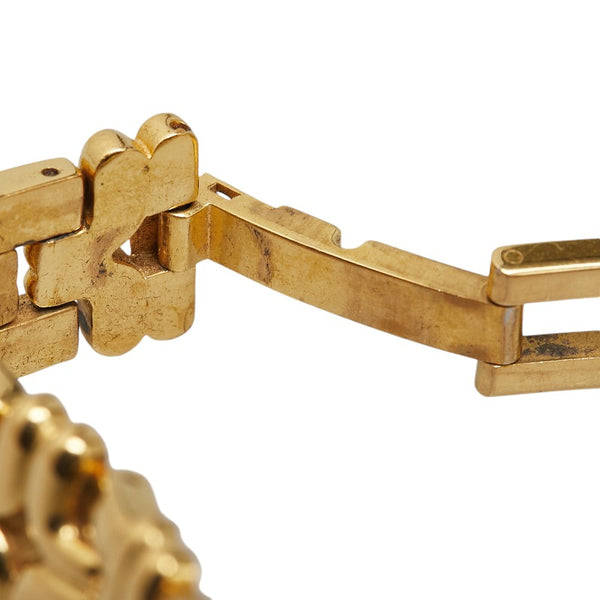 カメレオン チェンジベルト 8色 腕時計 640L クオーツ シルバー文字盤 ステンレススチール レザー レディース 【中古】