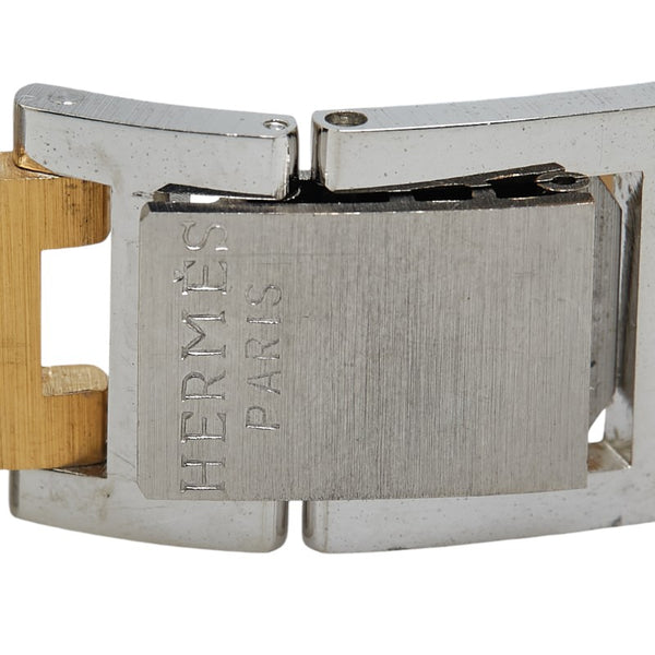 エルメス アルソー 腕時計 クオーツ アイボリー文字盤 ステンレススチール メンズ HERMES 【中古】