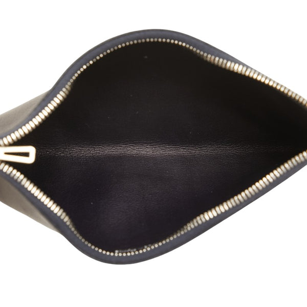 エルメス パッサン ロング 長財布 ブルーインディゴ リザードナチュラ レディース HERMES 【中古】