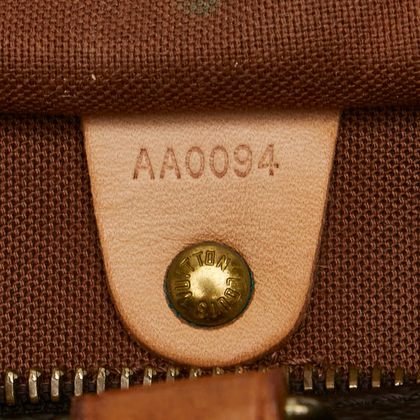 ルイ ヴィトン モノグラム スピーディ30 ハンドバッグ M41526 ブラウン PVC レザー レディース LOUIS VUITTON 【中古】