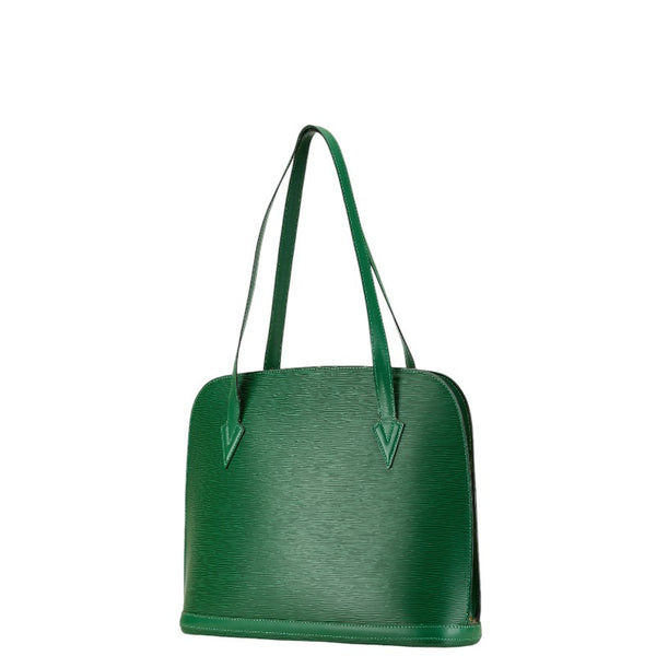 ルイ ヴィトン エピ リュサック ショルダーバッグ トートバッグ M52284 ボルネオグリーン レザー レディース LOUIS VUITTON 【中古】
