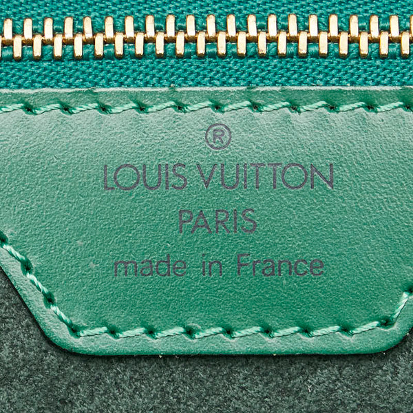 ルイ ヴィトン エピ リュサック ショルダーバッグ トートバッグ M52284 ボルネオグリーン レザー レディース LOUIS VUITTON 【中古】