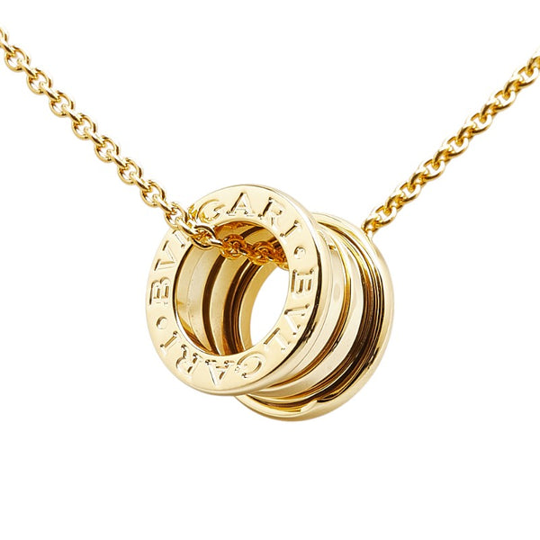 ブルガリ ビーゼロワン ネックレス ゴールド K18YG イエローゴールド レディース BVLGARI 【中古】