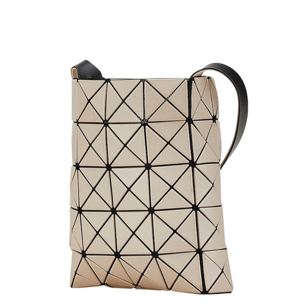 イッセイミヤケ バオバオ ショルダーバッグ ベージュ アイボリー ナイロン ポリエステル レディース ISSEY MIYAKE 【中古】