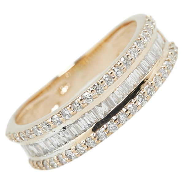 K18YG イエローゴールド ダイヤ0.75ct リング 指輪 レディース 13.5号 【中古】