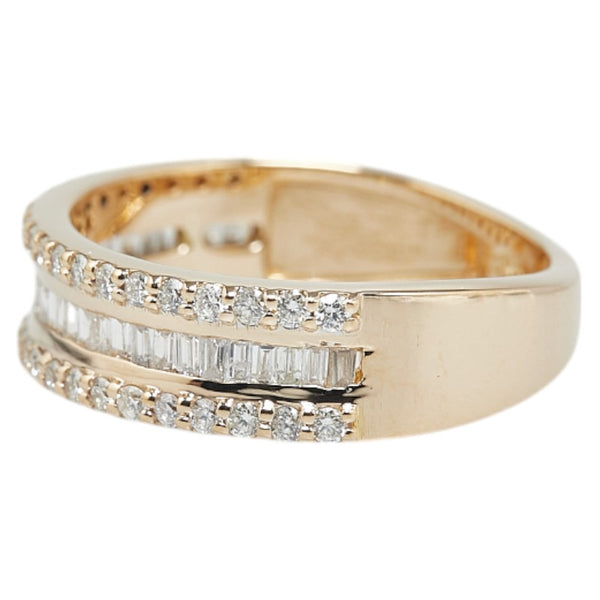 K18YG イエローゴールド ダイヤ0.75ct リング 指輪 レディース 13.5号 【中古】