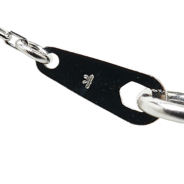 オンワード K18WG ホワイトゴールド ダイヤ0.20ct 組曲 ホースシュー 馬蹄 モチーフ ペンダントネックレス レディース ONWARD 【中古】