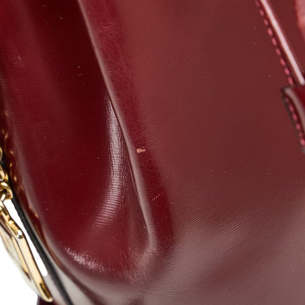 サンローラン ワンショルダーバッグ ワインレッド ボルドー レザー レディース SAINT LAURENT 【中古】