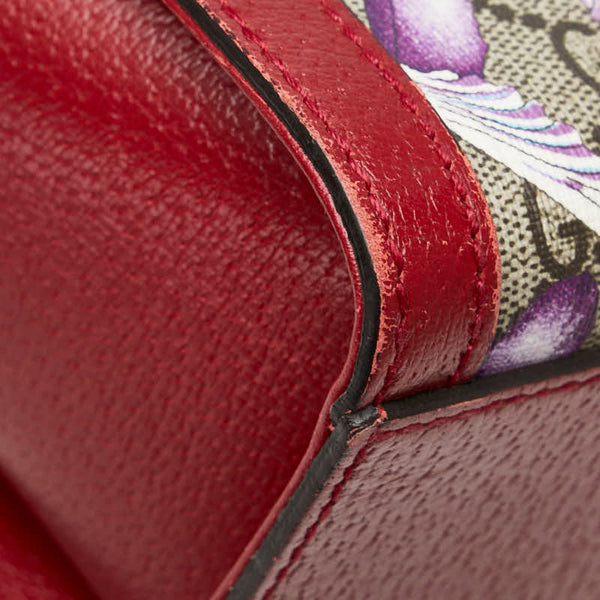 グッチ オフィディア スモール フローラ ハンドバッグ ショルダーバッグ 2WAY 547551 レッド マルチカラー PVC レザー レディース GUCCI 【中古】