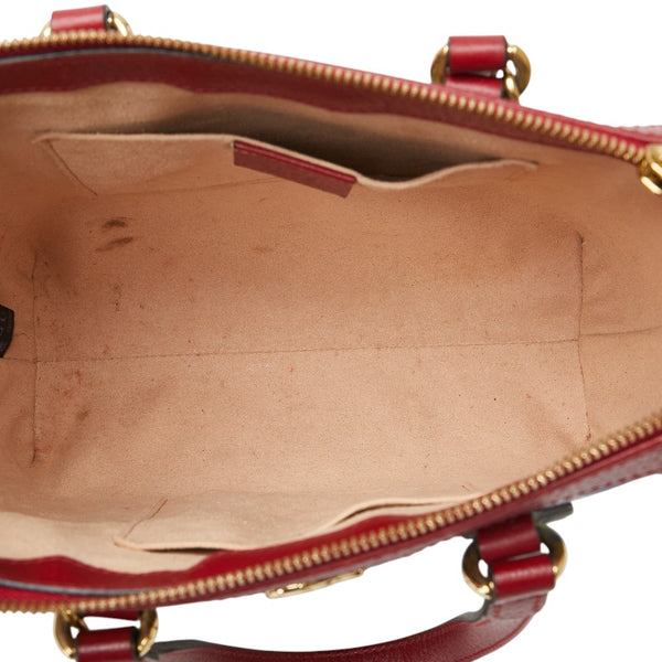 グッチ オフィディア スモール フローラ ハンドバッグ ショルダーバッグ 2WAY 547551 レッド マルチカラー PVC レザー レディース GUCCI 【中古】