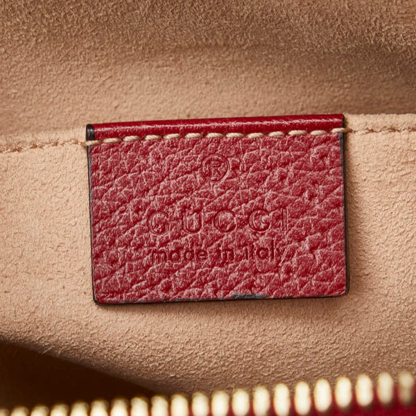 グッチ オフィディア スモール フローラ ハンドバッグ ショルダーバッグ 2WAY 547551 レッド マルチカラー PVC レザー レディース GUCCI 【中古】