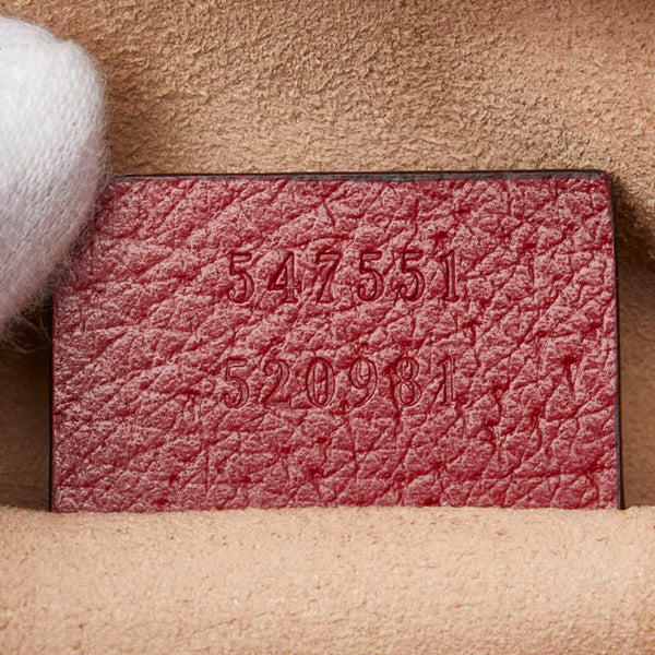 グッチ オフィディア スモール フローラ ハンドバッグ ショルダーバッグ 2WAY 547551 レッド マルチカラー PVC レザー レディース GUCCI 【中古】