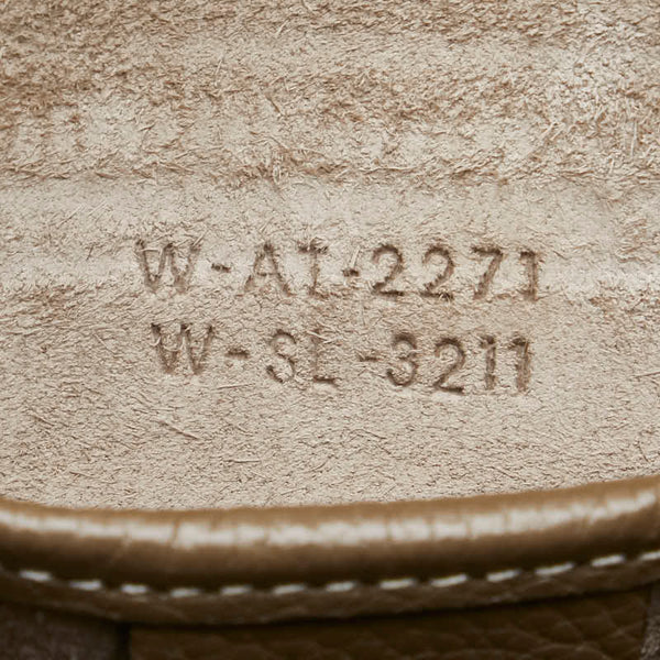 セリーヌ ラゲージ　ナノショッパー ハンドバッグ ショルダーバッグ 2WAY ブラウン レザー レディース CELINE 【中古】