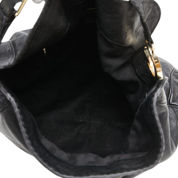 グッチ グッチシマ シャルロッテ ショルダーバッグ 203506 ブラック レザー レディース GUCCI 【中古】