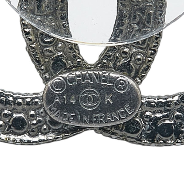 シャネル ココマーク ラインストーン ピアス シルバー メタル レディース CHANEL 【中古】