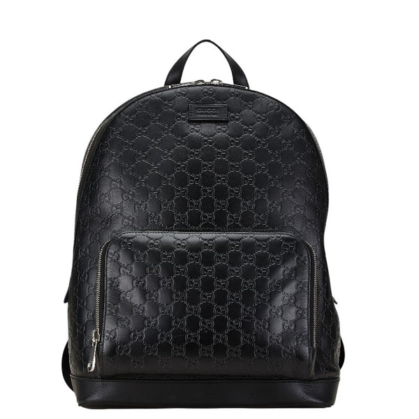 グッチ GGカレイド リュック バックパック 406370 ブラウン ブラック PVC レザー メンズ GUCCI 【中古】