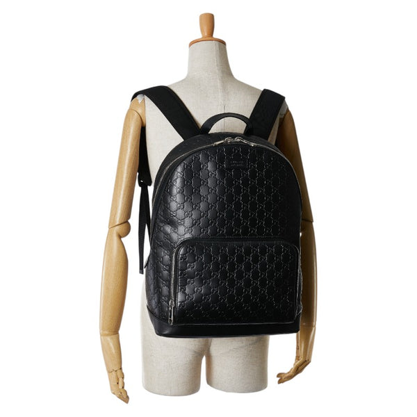 グッチ GGカレイド リュック バックパック 406370 ブラウン ブラック PVC レザー メンズ GUCCI 【中古】