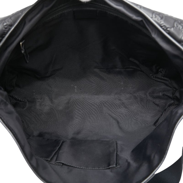 グッチ グッチシマ ショルダーバッグ メッセンジャーバッグ 246067 ブラック レザー レディース GUCCI 【中古】